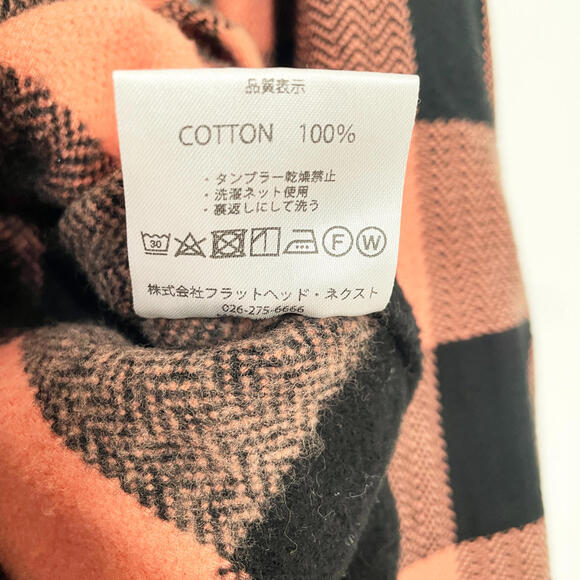 The Flat Head Men's Medium Button-Up Shirt - Pink & Black Checkered - Picture 6 of 10